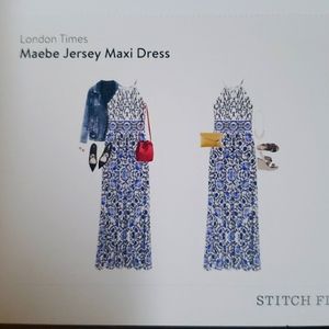 London Times Maeve Maxi Dress